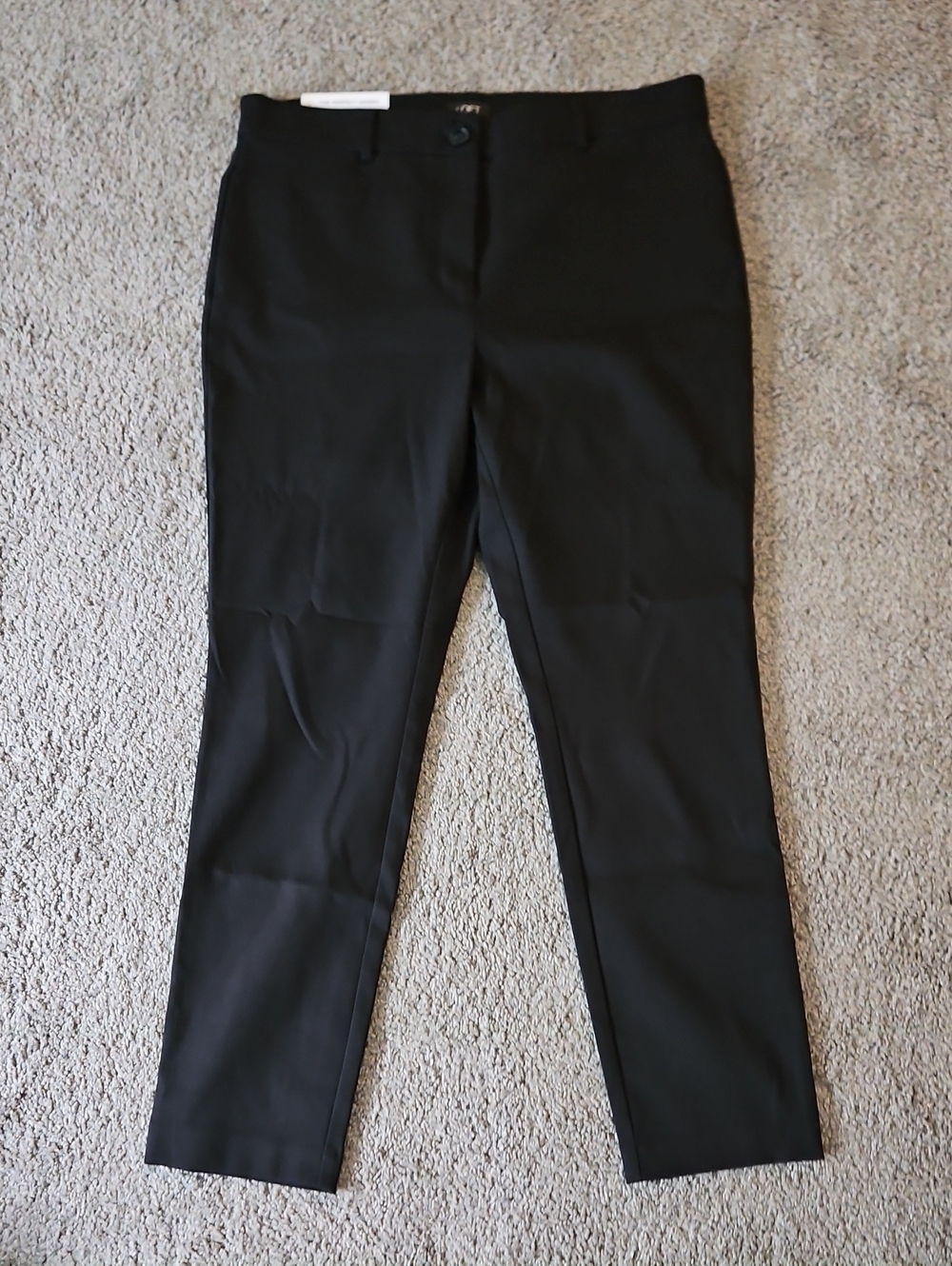 LOFT Black The Perfect Skinny Curvy Ankle Pants